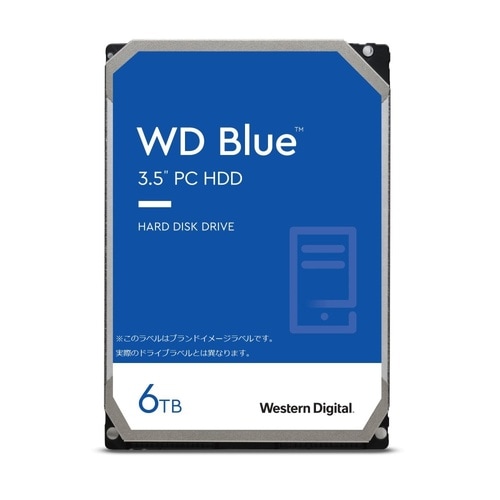 WD Blue 3.5インチ内蔵HDD 6TB