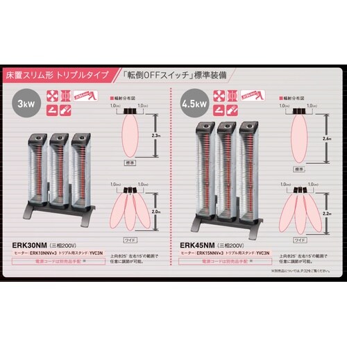セラムヒート トリプルタイプ 三相200V 3kw