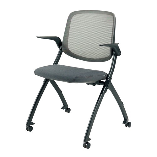 ミンスク 肘付 BKフレーム/GY (イリ2)