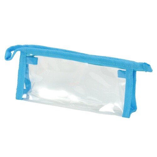 クリアポーチ ブルー