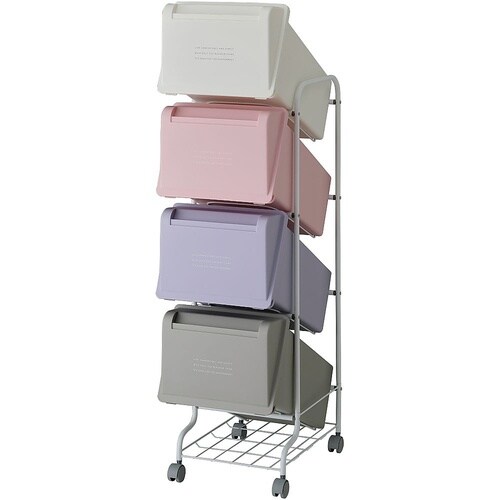 多段式ゴミ箱 84L(21L×4段) C