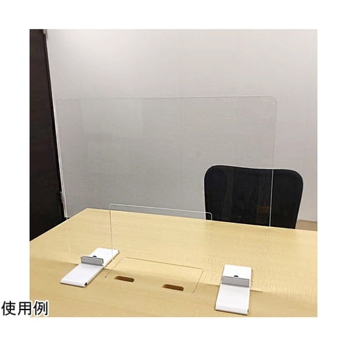 アクリルパーテーション 窓付き 透明 J