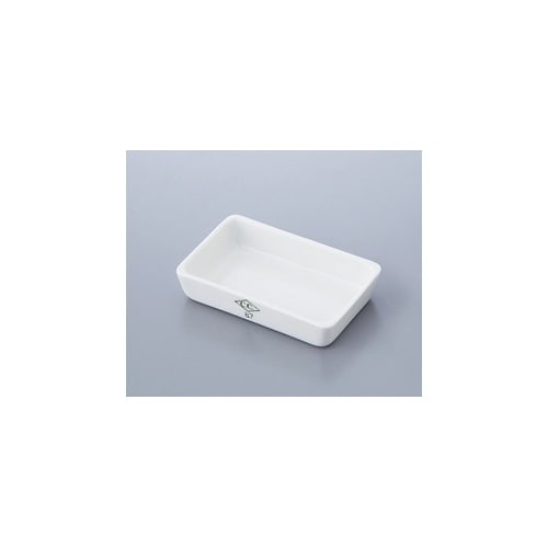 灰分測定用灰ざら 角形 #2 無釉薬