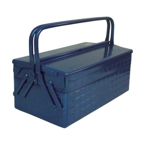 GL410B 2段式工具箱ブルー