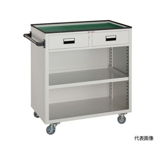 NTS404NW ツールワゴン引出幕板付