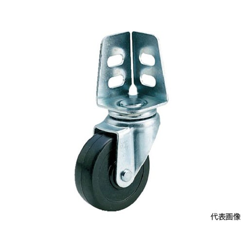 TYSA100Rアングル式ゴムキャスター