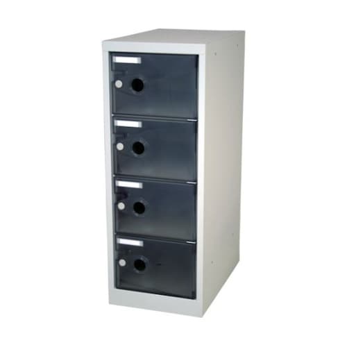 TSL4BK スケルトンロッカー1列4段