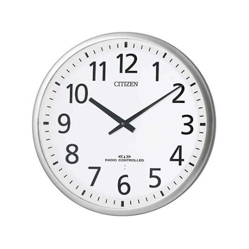 4MY821−019 壁掛け時計シルバー