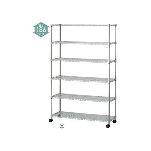 ローコストワイヤーラックW90×D35×