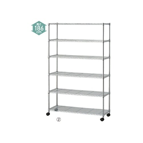 ローコストワイヤーラックW120×D35