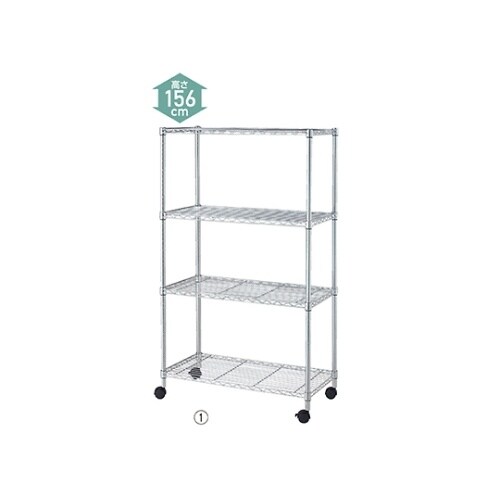 ローコストワイヤーラックW120×D45