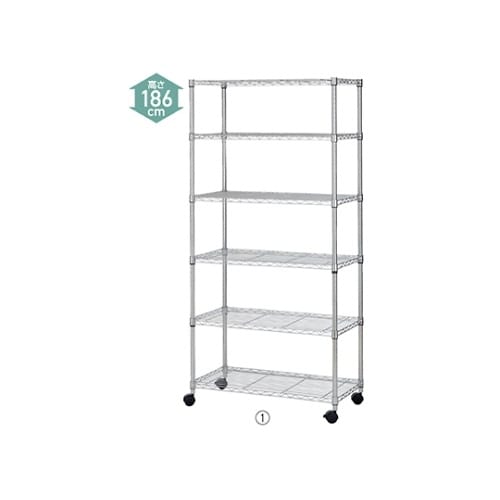 ローコストワイヤーラックW120×D45