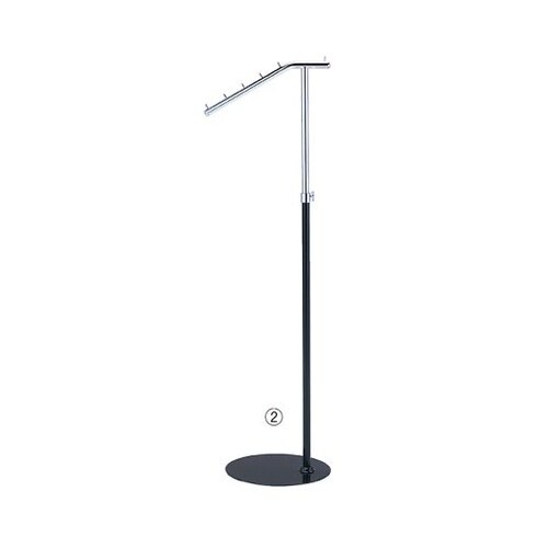 傾斜ハンガー 黒 入数1台 61−797