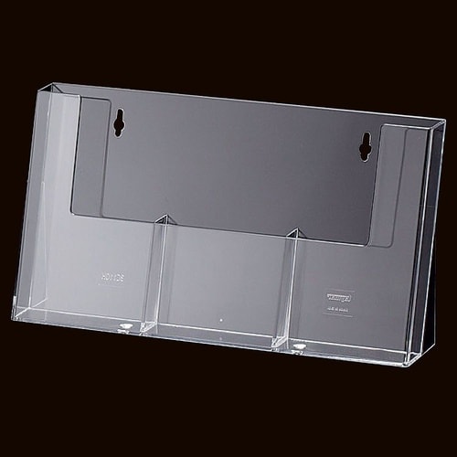 卓上パンフレット立て A4三ツ折タテ3列