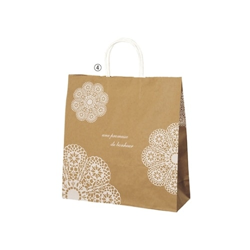 レースィ 手提げ紙袋 白 32×11×3