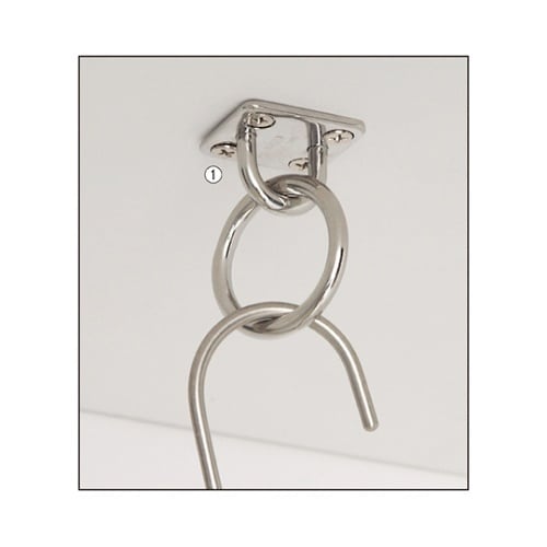 ネット用オプション 丸カンプレート 1セ