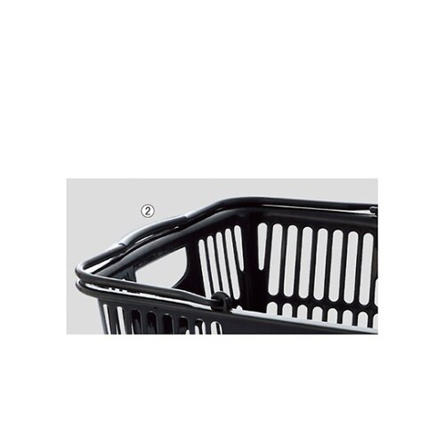 買物カゴ(33リットル) ダークグレー