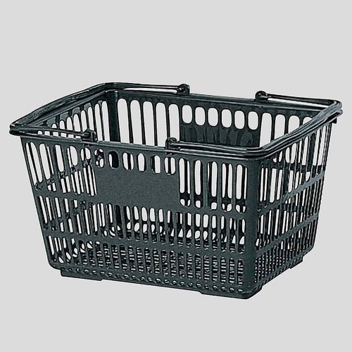買物カゴ(18リットル) ダークグレー