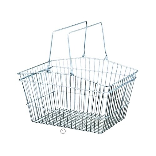スチール製 買物カゴ 1セット(5個入)
