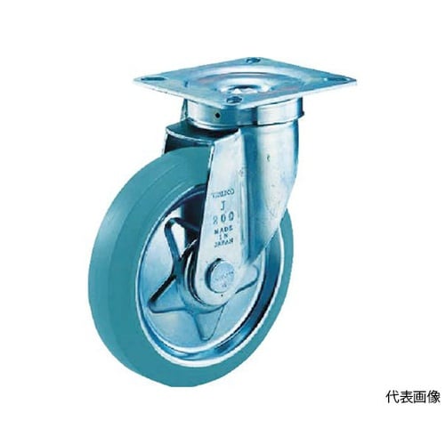 TJ100G グレーゴムキャスター