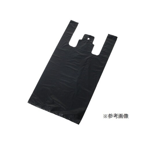 61−295−7−3レジ袋 無地 黒厚口