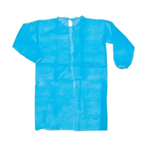 TDGB 不織布袖付エプロン青10枚