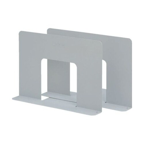 ブックエンド ワイドタイプ 2枚1組 灰