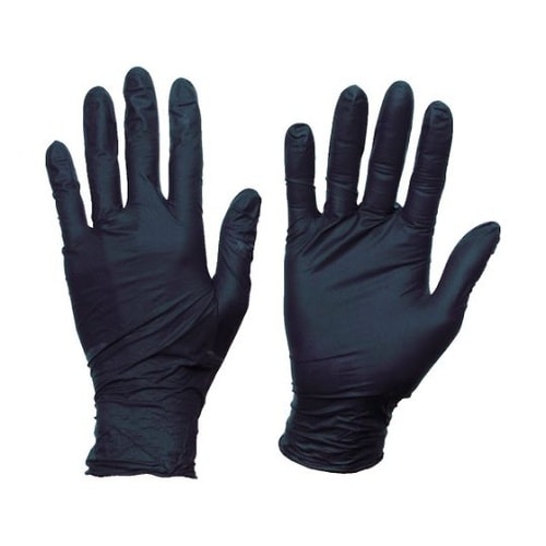 TGNN08BKMニトリル手袋粉無黒百枚