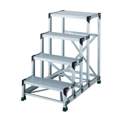 アルミ合金製作業台 4段 高さ1.00m