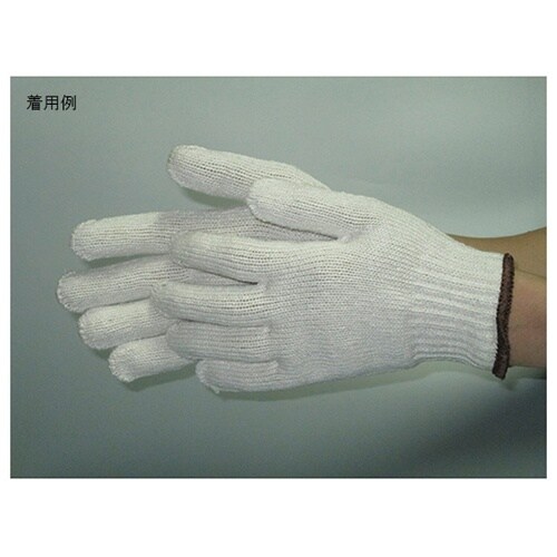 670−C 天牛 綿特3本編軍手 生成