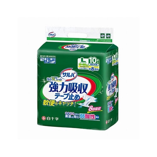 サルバ 強力吸収テープ止め L 10枚入