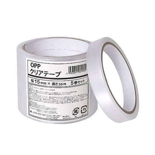 OPPクリアテープ 15mm×35m 1