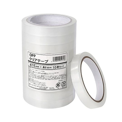 OPPクリアテープ 15mm×50m 1
