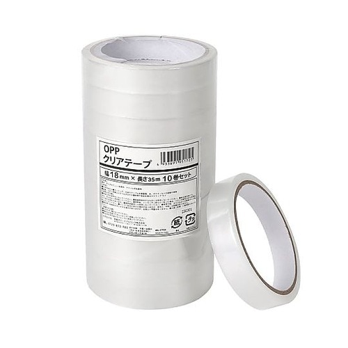 OPPクリアテープ 18mm×35m 1