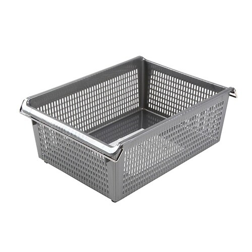 スタックトレー メタルハンドル付 深型小