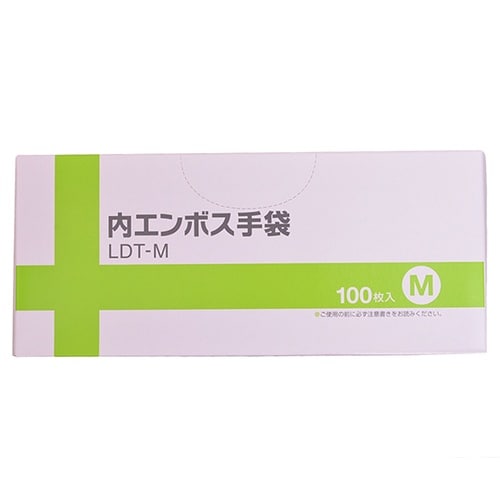 内エンボス手袋M 1ケース(100枚×4