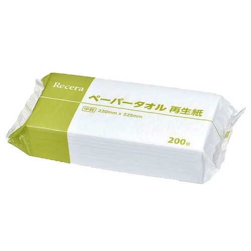 Recera ペーパータオル 再生紙 中