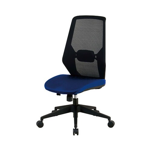 オフィスチェア メッシュ張り ブルー C