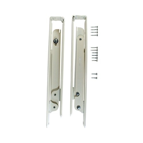 折りたたみ式棚受金具 白 305mm 2