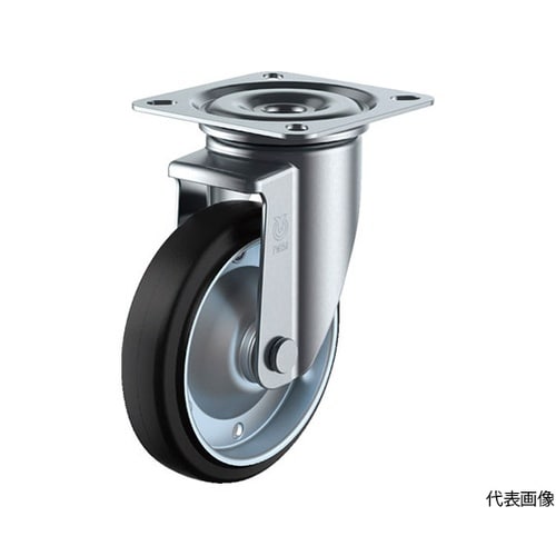 プレート式 自在 キャスター ゴム 車輪