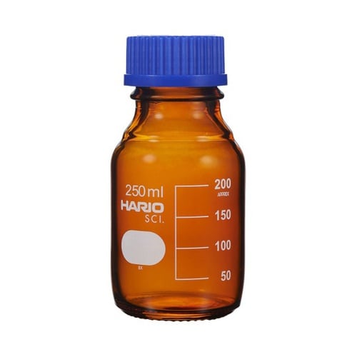 耐熱ねじ口瓶(液切れリング付き) 茶 2