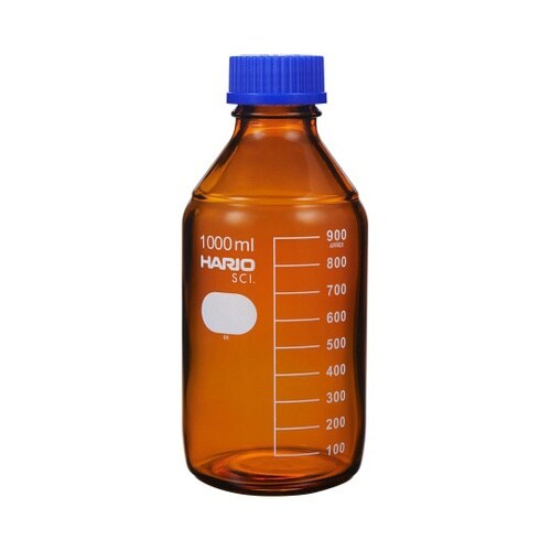 耐熱ねじ口瓶(液切れリング付き) 茶 1