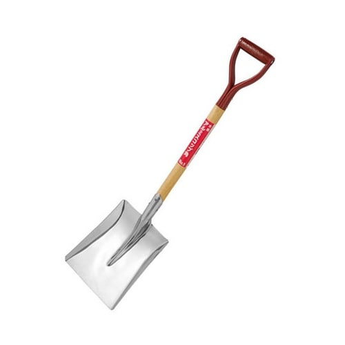 715198 木柄アルミ角スコップNo1