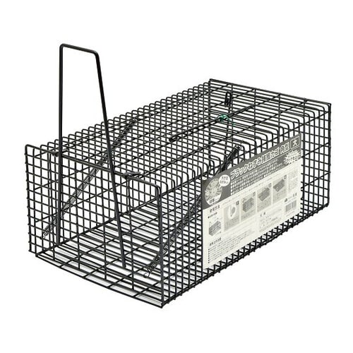 2074218 ブラックねずみ捕獲カゴ大
