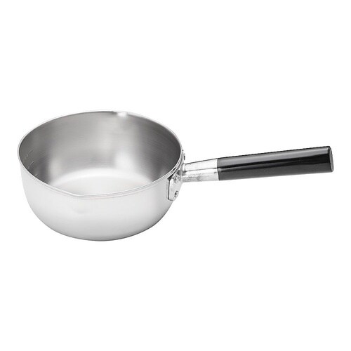 18−10三層鋼プラ柄雪平鍋 18cm