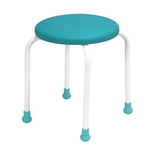 700−7312 丸椅子 背なし ミント