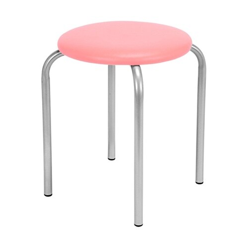 700−7511 丸椅子 カラー ピンク
