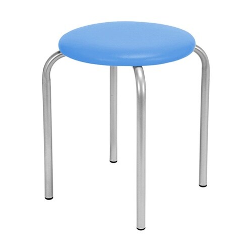 700−7513 丸椅子 カラー ブルー