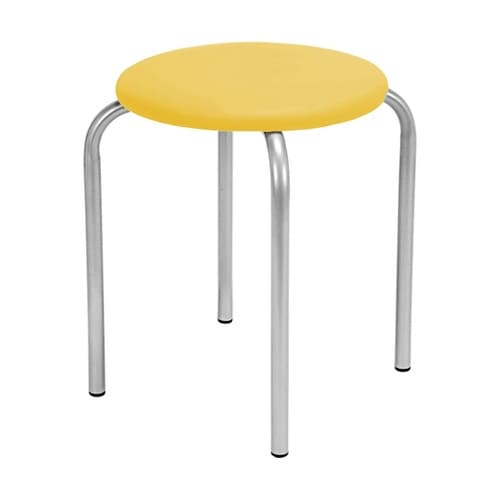 700−7514 丸椅子 カラーイエロー