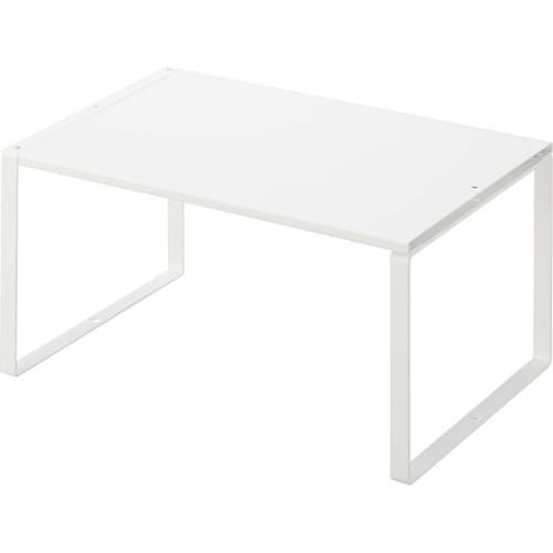 伸縮収納棚 プレート ホワイト 3829